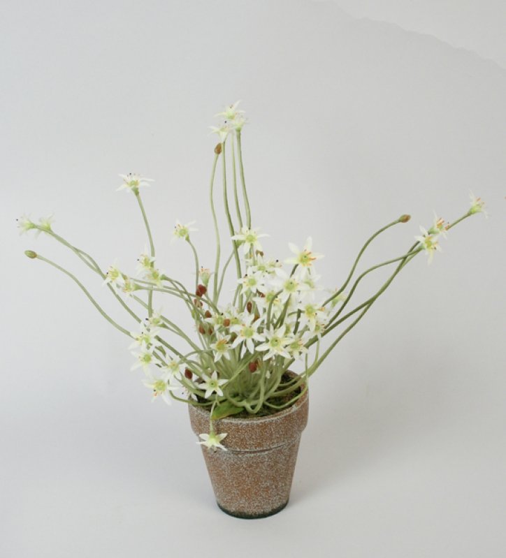 Kunstig Miniblomst Creme H 26 Cm Kunstige Blomster Og Potteplanter