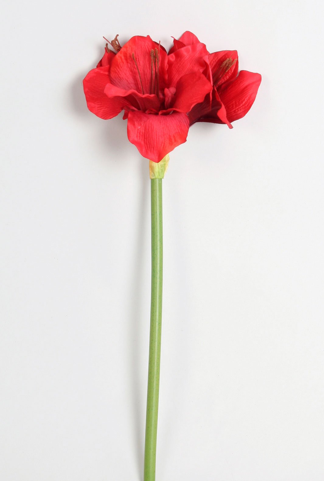 Kunstig Amaryllis rød L 50 cm Kunstige blomster grene stilke