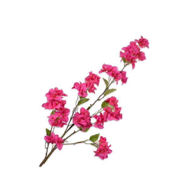 Kunstig blomstrende stilk Bougainvillea spray beauty pink - 136 cm