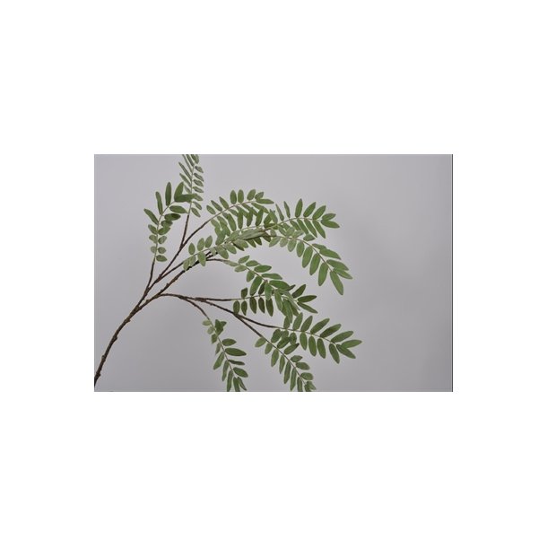 Kunstig gren med lodne grnne blade - L: 150 cm
