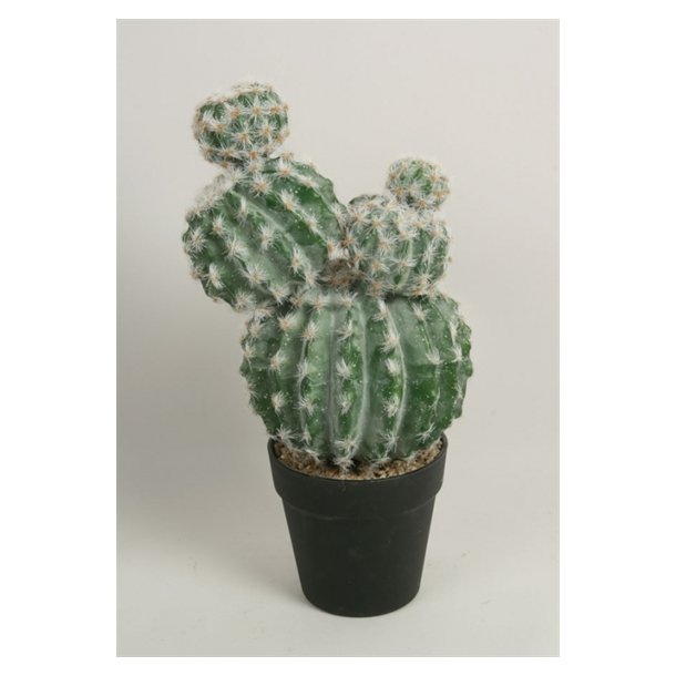Kunstig kaktus med potte - H 45cm